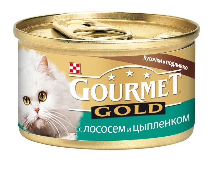 Купить гурме для кошек. Консервы для кошек Гурмэ Голд. Гурмэ Голд паштет тунец 85г. Корм Gourmet Gold 85г. Влажный корм для кошек Гурмэ Голд лосось.